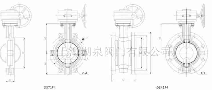 D341F4襯氟蝶閥