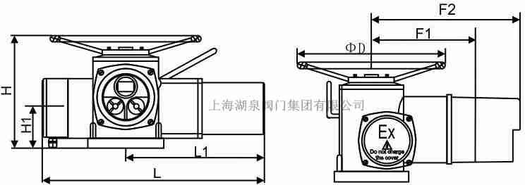 上海湖泉DZW45-24閥門(mén)電動(dòng)裝置生產(chǎn)廠家