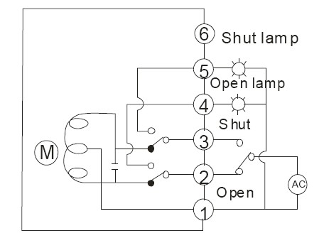 電動蝶閥接線圖1